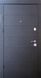 Вхідні двері Qdoors Горизонталь Венге темний горизонт 850 R 02729 фото 1 | Дорус