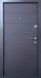 Вхідні двері Qdoors Горизонталь Венге темний горизонт 850 R 02729 фото 2 | Дорус