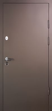 Вхідні двері Магда Метал/121 Тип-4 Коричневі 02380 фото | Дорус