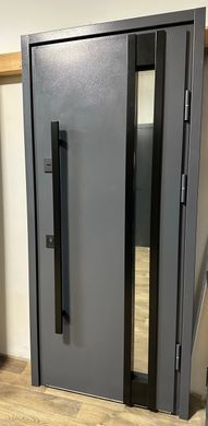Вхідні двері Redfort Метал-МДФ Люкс зі склопакетом рама 2 кольори з терморозривом Преміум 02283 фото | Дорус