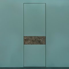Двери скрытого монтажа Danapris Alum Wood 45 крашеные с каменным шпоном 01197 фото | Dorus