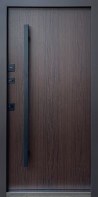 Вхідні двері Qdoors Арт RAL 8019 (коричневий) 02850 фото | Дорус