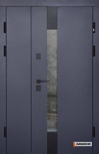 Входные двери ABWEHR Tower 527 Антрацит 1200 02073 фото | Dorus