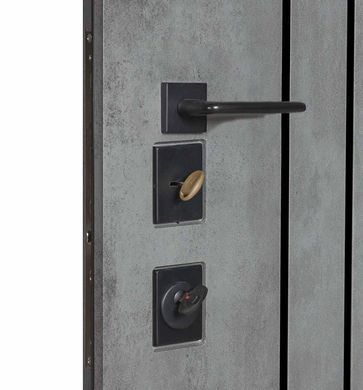 Вхідні двері Булат Олімп (Квадро) Mottura мод. 589 Оксид темний 02714 фото | Дорус