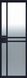 Межкомнатные стекляннык двери Loft Line Alfa 01463 фото 3 | Dorus