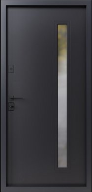 Вхідні двері Дім Дверей Елегант Термо Афіна ArWood RAL 7016 02824 фото | Дорус