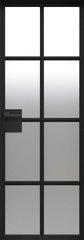 Межкомнатные стекляннык двери Loft Line Quadro 8 01465 фото | Dorus