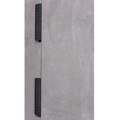 Вхідні двері Булат Ультра (Квадро) 540/249 Wavestone grey/Білий супермат 00946 фото | Дорус